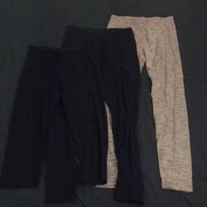 set of three cat and jack leggings